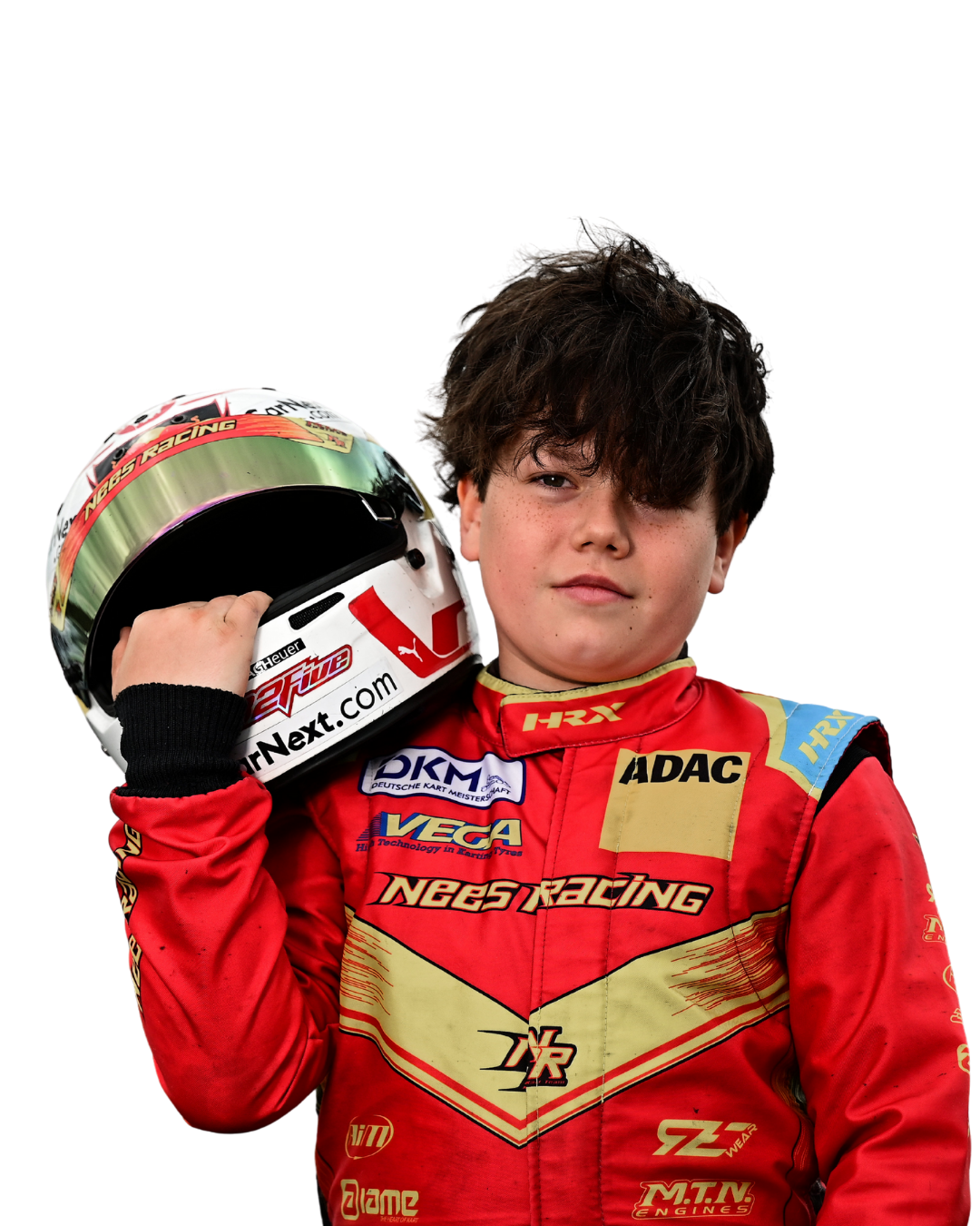 Ruben Opitz in Rennausrüstung